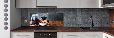 Panel de pared de cocina Molinillo de café