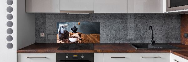 Panel de pared de cocina Molinillo de café