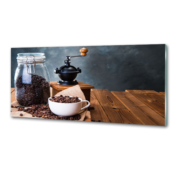 Panel de pared de cocina Molinillo de café