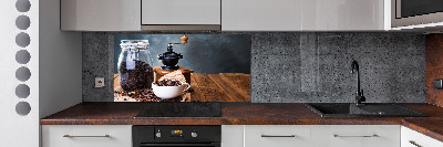 Panel de pared de cocina Molinillo de café