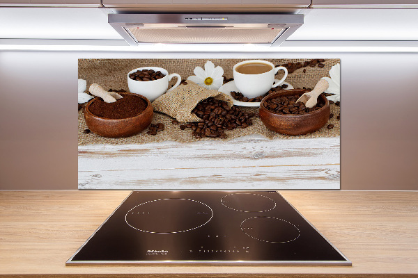 Panel antisalpicaduras Una taza de café