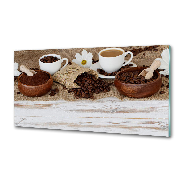 Panel antisalpicaduras Una taza de café