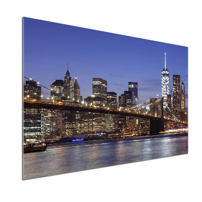 Panel do kuchni Manhattan nocą