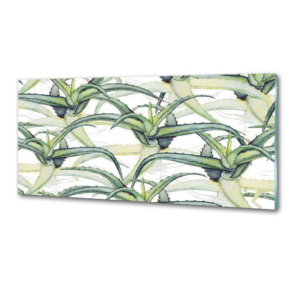 Panel szklany do kuchni Aloes