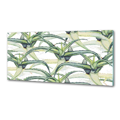 Panel szklany do kuchni Aloes