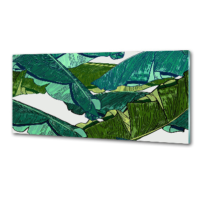 Panel do kuchni Liście bananowca