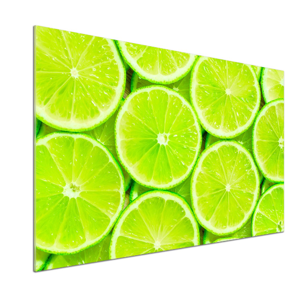 Panel szklany do kuchni Limonki