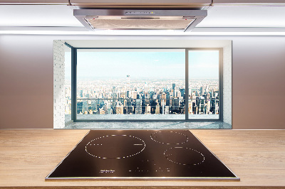Panel para cocina Vista de la ciudad