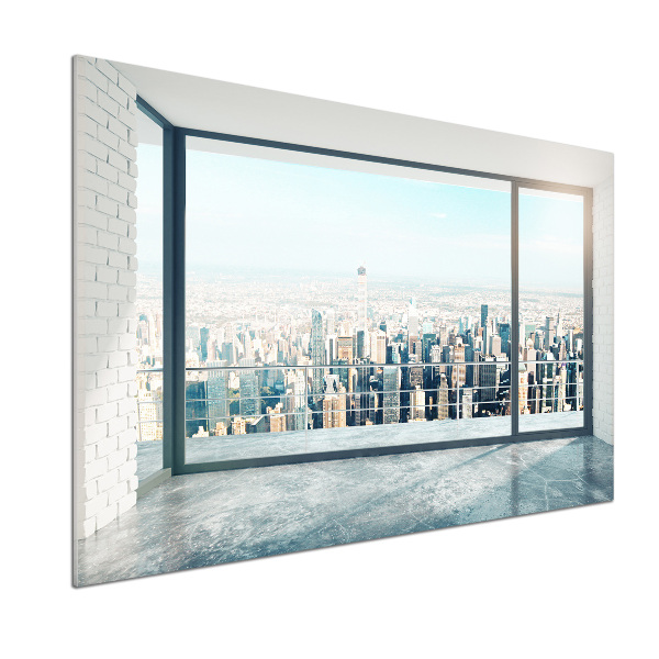 Panel para cocina Vista de la ciudad