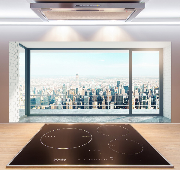 Panel para cocina Vista de la ciudad