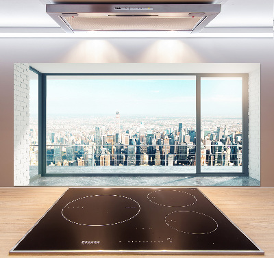 Panel para cocina Vista de la ciudad