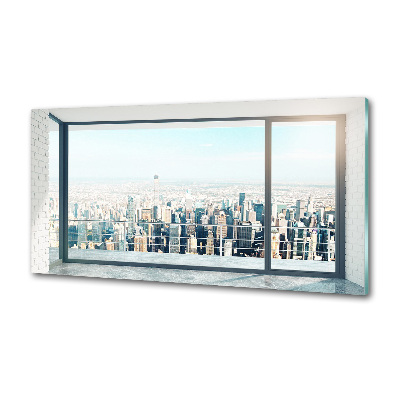 Panel para cocina Vista de la ciudad