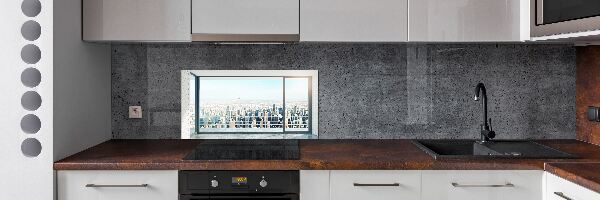 Panel para cocina Vista de la ciudad