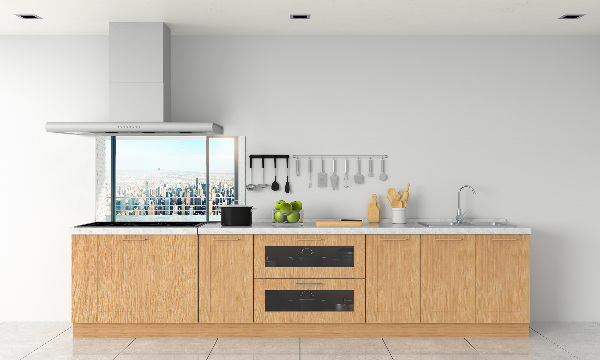 Panel para cocina Vista de la ciudad