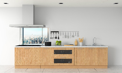 Panel para cocina Vista de la ciudad