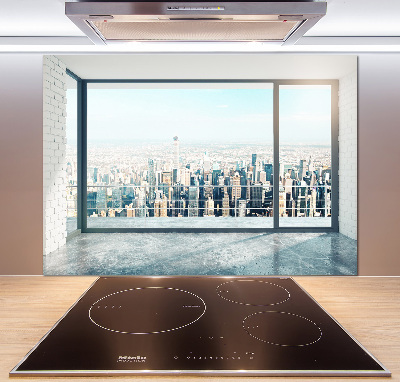 Panel para cocina Vista de la ciudad