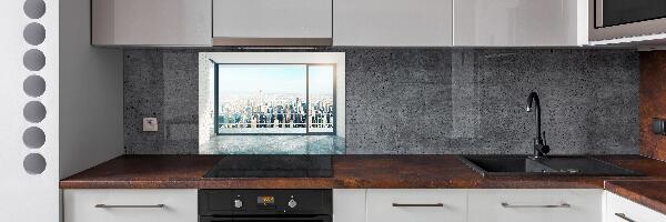 Panel para cocina Vista de la ciudad