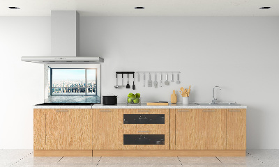 Panel para cocina Vista de la ciudad