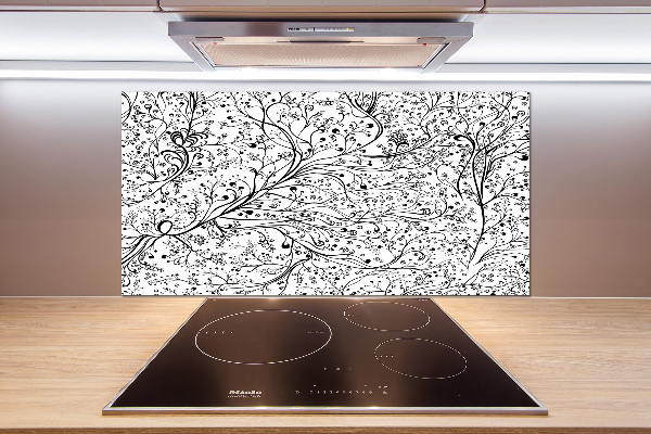 Panel de pared de cocina Ramas entrelazadas