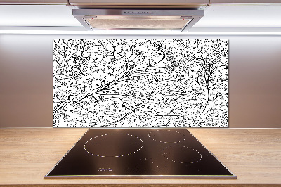 Panel de pared de cocina Ramas entrelazadas