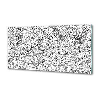 Panel de pared de cocina Ramas entrelazadas