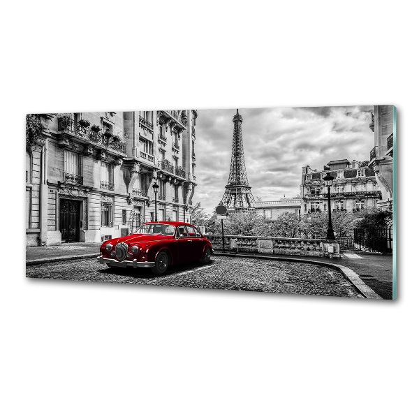 Panel do kuchni Czerwona limuzyna