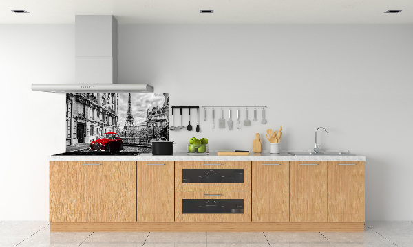 Panel do kuchni Czerwona limuzyna