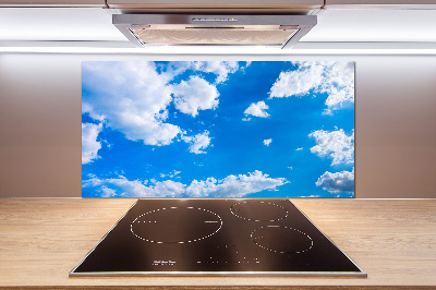 Panel para cocina Nubes en el cielo