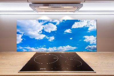 Panel para cocina Nubes en el cielo