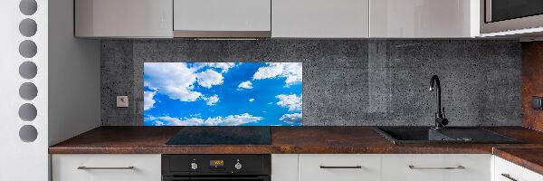 Panel para cocina Nubes en el cielo