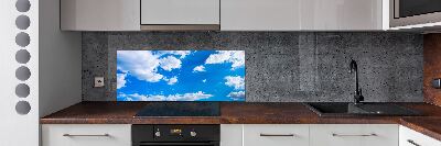 Panel para cocina Nubes en el cielo