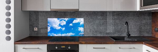 Panel para cocina Nubes en el cielo