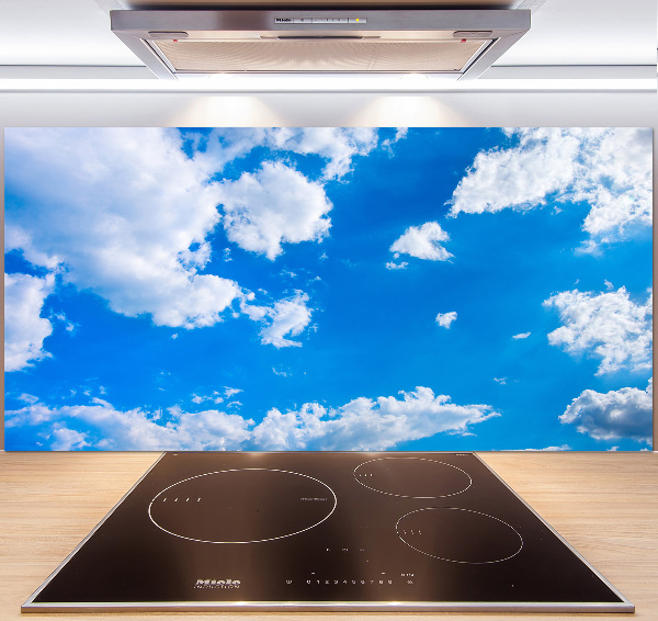 Panel para cocina Nubes en el cielo