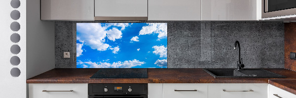 Panel para cocina Nubes en el cielo