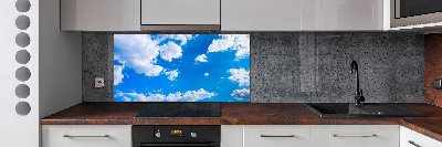 Panel para cocina Nubes en el cielo