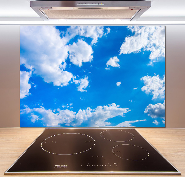 Panel para cocina Nubes en el cielo