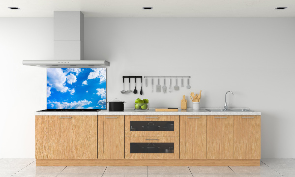 Panel para cocina Nubes en el cielo