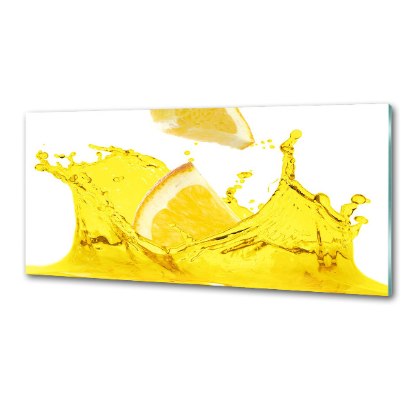 Panel de pared de cocina Rodajas de limón