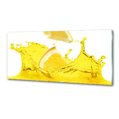 Panel de pared de cocina Rodajas de limón