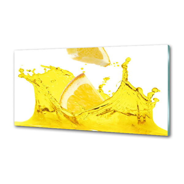 Panel de pared de cocina Rodajas de limón