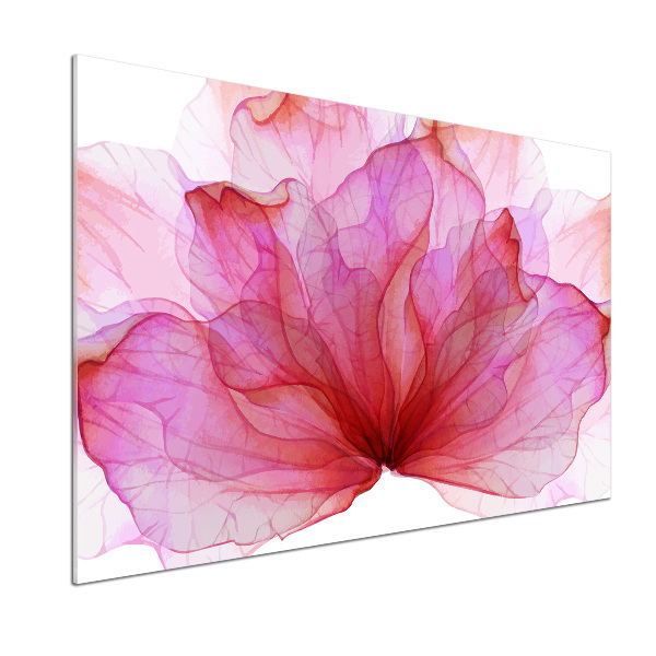 Panel antisalpicaduras Flor rosa