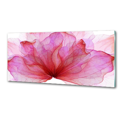 Panel antisalpicaduras Flor rosa