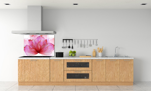 Panel antisalpicaduras Flor rosa