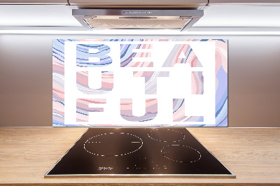 Panel szklany do kuchni Piękny