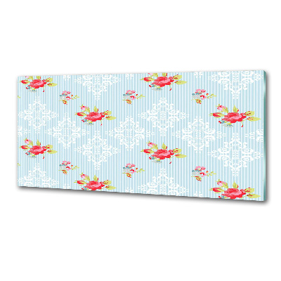 Panel de pared de cocina Rosas y adornos