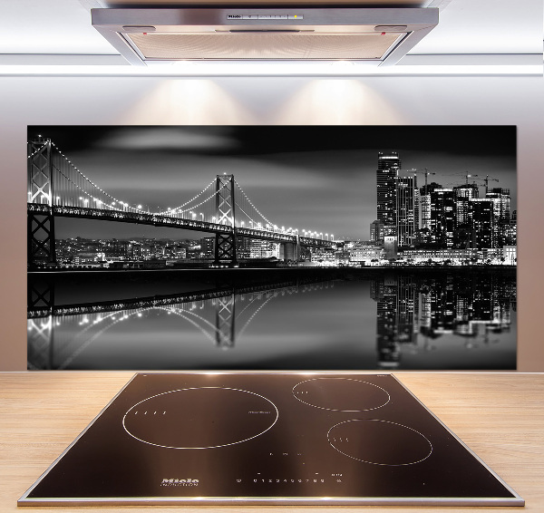 Salpicadero de cocina San Francisco de noche