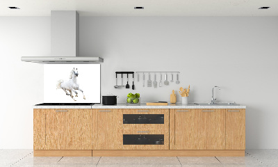 Panel para cocina Caballo árabe blanco