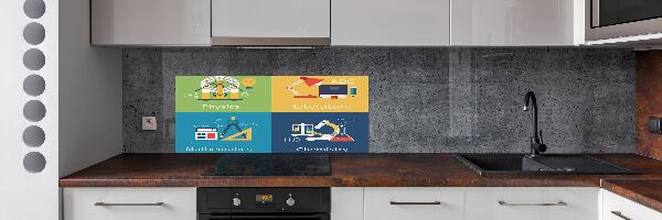 Panel de pared de cocina Asignaturas escolares