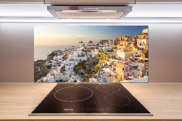 Salpicadero de cocina Santorini, Grecia