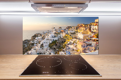 Salpicadero de cocina Santorini, Grecia